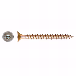 Vis à bois. Tête fraisée. Empreinte Torx. Dimensions : 6 x 140 mm. Revêtement : bichromaté. Produit homologué CE. Utilisation ...