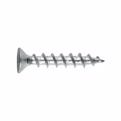 Vis auto-perceuses filetées à tôle pour la menuiserie PVC - Tête réduite Ø7mm - Zinguée 4,3 x 38 - Boite de 500
