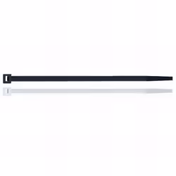 Collier de serrage en plastique Noir (12,5 x 720 mm). Fabriqué en nylon. Produit homologué CE. Utilisation sur : tube acier,  ...
