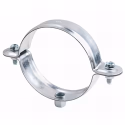 Collier simple M8 D. 124 - 130 mm. Revêtement zingué. Utilisation sur tube acier, tube cuivre, tube plastique. Recommandé pou ...