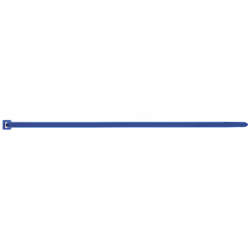Boite de 100 - Collier de serrage - Couleurs Bleu - Nylon 2,5 x 100