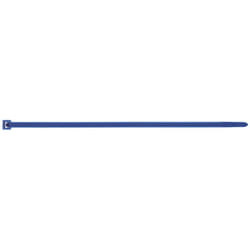 Boite de 100 - Collier de serrage - Couleurs Bleu - Nylon 3,6 x 140