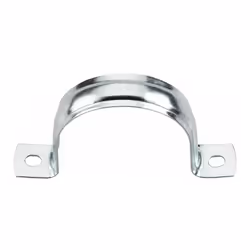 Clip de conduit de pont avec double trou. Profilé en acier de 1,2 mm d'épaisseur. Convient aux conduites légères en plastique ...