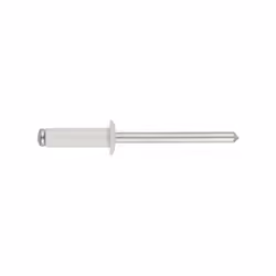 Rivets Tête bombée laquée blanc - Aluminium 3,2 x 8 9003 - Boite de 500