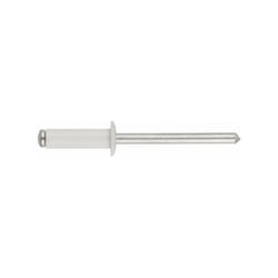 Index - Rivets Tête bombée laquée blanc - Aluminium 3,2 x 8 9003 - Boite de 500