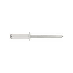 Index - Rivets Tête bombée laquée blanc - Aluminium 4,8 x 16 9003 - Boite de 250