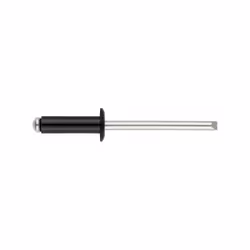 Rivets Tête bombée laquée noir - Aluminium 3,2 x 10 9005 - Boite de 500