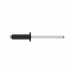 Rivets Tête bombée laquée noir - Aluminium 4,8 x 14 9005 - Boite de 250