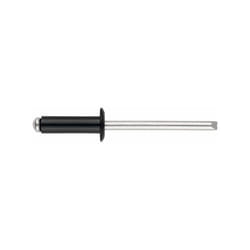 Index - Rivets Tête bombée laquée noir - Aluminium 4,8 x 14 9005 - Boite de 250
