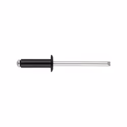 Rivets Tête bombée laquée noir - Aluminium 4,8 x 16 9005 - Boite de 250