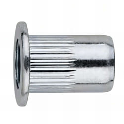 Index - 500 écrous à sertir tête large M5 x 15 mm zingué - TRCA0515