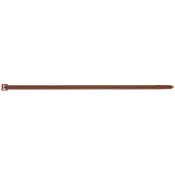 Index - Boite de 100 - Collier de serrage - Couleurs Marron - Nylon 3,6 x 200 mm