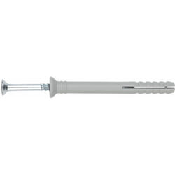 Index - Blister de 4 Chevilles à frapper Ø6x40 - 6.6 avec clou annelé tête fraisée 6 x 40 Ø6 - 20 blister de 4