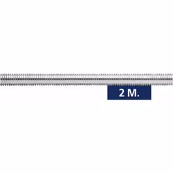 Tige filetée 2 mètres - Zinguée M10 x 2.000 - Boite de 20