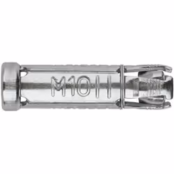 Cheville à ailettes en acier pour charges lourdes - Douille- Inox A4 M12 x 80 Ø20 - Boite de 10