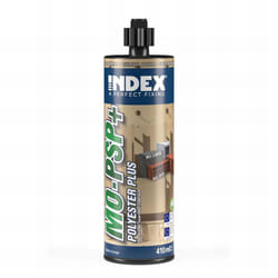 Index - 12 cartouches de scellements chimiques, polyester sans styrène plus, pierre, homologuée ate option 7 - 300 ml
