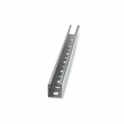 Rail perforé pour charges légères type "C" - ATLANTIS C2-H 38 x 40 x 2 x 2000 - Boite de 6