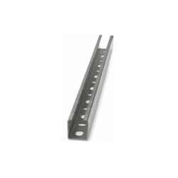 Index - Boite de 6 - Rail perforé pour charges légères type 'c' - Inoxydable A2 27 x 18 x 1,25 x 2000