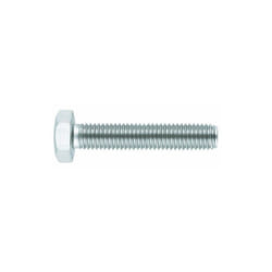 Index - Vis métrique - Tête hexagonale - Filetage total DIN-933 - Zingué M4 x 35 - Boite de 250