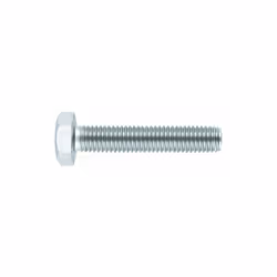 Vis métrique - Tête hexagonale - Filetage total DIN-933 - Zingué M5 x 45 - Boite de 250