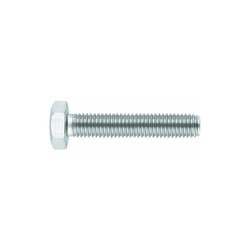 Index - Vis métrique - Tête hexagonale - Filetage total DIN-933 - Zingué M6 x 45 - Boite de 250