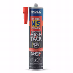 12 adhésifs hyprid MS polymer et superfast high tack - 290 ml - blanc Matériaux utilisés : Béton, brique pleine, bois de pin, ...