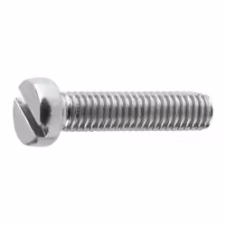 Vis tête cylindrique - rainuré - 4.8 - Zinguée M3 x 10 - Boite de 1000