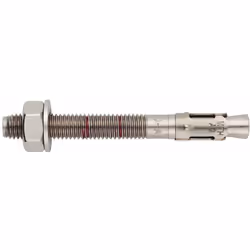 Goujon d'ancrage mâle charges lourdes pour béton non fissuré - Tige inox A2 - Bague inoxA2 M16 x 90 Ø16 - Boite de 25