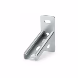 Support perforé Indextrut pour charges lourdes - Zingué 41 x 41 x 2,5 x 450 - Boite de 10