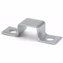 Boite de 50 - Patte de fixation pour profilés type "C" - Inox A4 28 / 30 x 81 mm