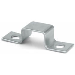 Index - Boite de 50 - Patte de fixation pour profilés type 'c' - Inox A4 28 / 30 x 81 mm