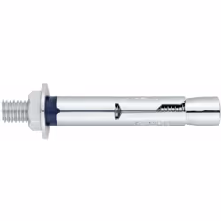 Cheville anti-rotation pour charges moyennes - Tige filetée - Zingué M10 x 100 Ø12 - Boite de 50