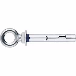 Cheville anti-rotation pour charges moyennes - Piton forgé - Zingué M10 x 70 Ø12 - Boite de 50
