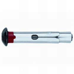 Index - 100 chevilles métalliques anti-rotation vis tête inviolable zing. noire M6 x 60 mm (d. 8 mm) - ACHINN08L