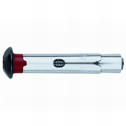 Index - 100 chevilles métalliques anti-rotation vis tête inviolable zing. noire M8 x 60 mm (d. 10 mm) - ACHINN10C