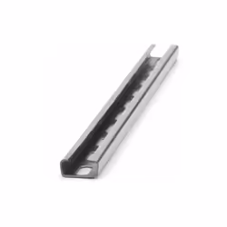 Profilés pour charges légères type "C" Rail perforé Zingué 25 x 8 x 0,80 x 1000 - Boite de 30