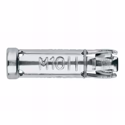 Cheville à ailettes en acier pour charges lourdes Douille (M12 x 80 mm D. 20 mm). Revêtement : zingué. Utilisation sur : béto ...