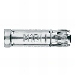 Index - 25 chevilles métalliques à ailettes charges lourdes Douille M12 x 80 mm (d. 20 mm) acier zingué - AACCA12