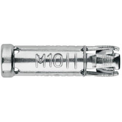 Index - Cheville à ailettes en acier pour charges lourdes - Douille - Zingué M16 x 100 Ø25 - Boite de 10