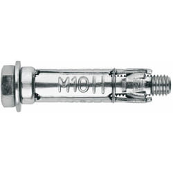 Index - Cheville à ailettes en acier pour charges lourdes - Vis 6.8 - Zingué M8 x 50 Ø14 - Boite de 50