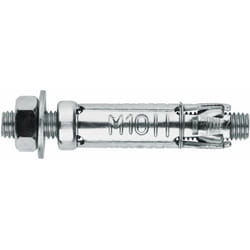 Index - Cheville à ailettes en acier pour charges lourdes - Tige filetée - Zingué M6 x 40 Ø10 - Boite de 50