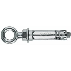 Index - Cheville à ailettes en acier pour charges lourdes - Piton - Zingué M12 x 80 Ø20 - Boite de 25