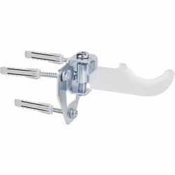Support triangulaire réglable pour radiateur aluminium - Zingué 95mm - Boite de 50
