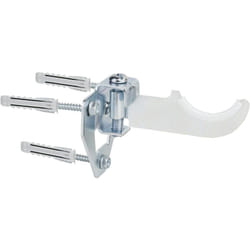 Index - Support triangulaire réglable pour radiateur aluminium - Zingué 95mm - Boite de 50