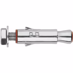 Cheville anti-rotation pour charges lourdes - Vis 8.8 - Zingué M6 x 45 Ø12 - Boite de 100