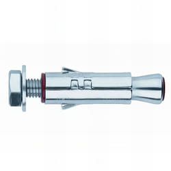 Index - 10 chevilles métalliques anti-rotation charges lourdes avec vis M16 x 90 mm (d. 24 mm) acier zingué - AHITO1690