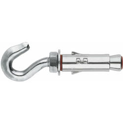 Index - Cheville anti-rotation pour charges lourdes - Crochet - Zingué M8 x 55 Ø14 - Boite de 50