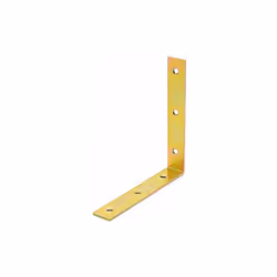 Équerres pour connecteurs bois - pour chaises - trous biseautés sur les 2 faces - Bichromatée 30 x 30 x 15 - Boite de 100