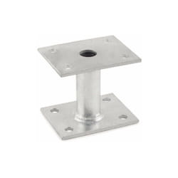 Index - Fixation de poteaux - Côtés égaux - Atlantis C3-M 100 x 100 x 100 x 100 x 100 - Boite de 1