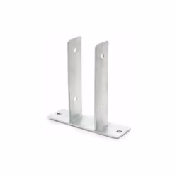Fixation de poteaux En "U" pour visser directement ou cheviller sur tiges filetées encastrées - Atlantis C3-M 101 x 200 x 60  ...